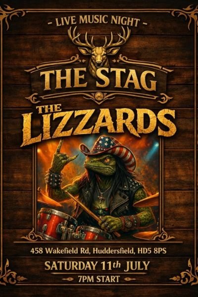 the lizzards live music at the stag